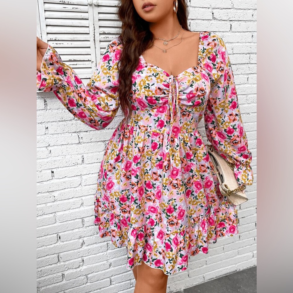 SHEIN Curve Floral Dress